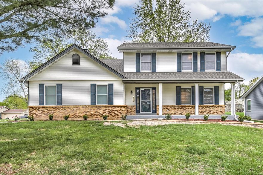 WELCOME HOME TO 639 COUNTRY LAKE. Great Location and Price for this updated 2 story home in a quiet centrally located neighborhood. This home has it all! 4 large bedrooms, 2.5 baths, finished lower level on a corner 1/4 acre lot.  Major renovation has occurred with new kitchen, roof and windows, finished lower level with 2 extra rooms for office/ extra privacy.  Kitchen opens up to the family room with a formal living room and formal dining area that is perfect for entertaining. Also new roof, updated kitchens and baths, new flooring throughout.  Kitchen has granite, tiled backsplash, new appliances. Everything you are looking for a new turn key property!