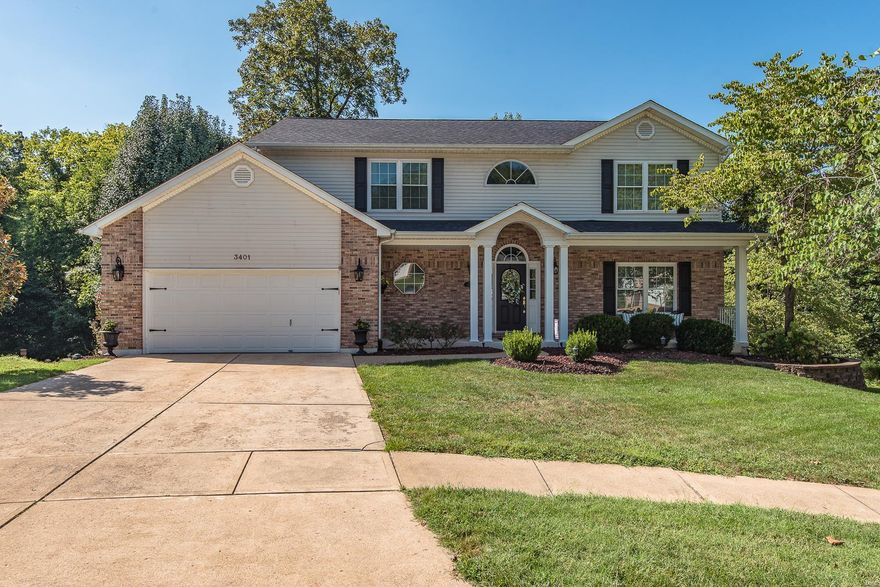 If you're looking for a beautifully maintained 3 bed, 3-1/2 bath home w/open floor plan at the end of a quiet cul-de-sac, look no further! With over 2800 sf of living space, this one shows like a display! Enter to gleaming hardwood floors in 2 story foyer. The kitchen is a dream w/custom cabinets, breakfast bar, plantation shutters & stainless steel appliances. From breakfast room, step out to large deck perfect for entertaining or enjoying the view (your lot backs to trees!). Family room features more hardwood, gas fireplace & plenty of natural light. Dining & living room lend even more space for family and friends. Upstairs boasts large master suite with tray ceiling, walk-in closet, & gorgeous master bath w/double sinks & separate tub and shower. 2 more bedrooms round out the upper level. Walk out lower level provides even more room to spread out with rec room, sitting room/office space, & full bath. Other features incl 9’ ceilings, 5 year old roof & central vac. 2 yr Home Warranty