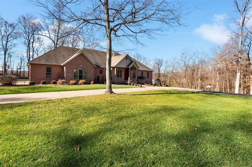 This awesome all brick ranch sits on 3 acres & has something for EVERYONE!  It boasts of a 3 car garage, almost 5,000 finished square feet, living area with vault ceiling, 4 bedrooms with a 14' x 22' master, 2.5 baths, large eat-in kitchen with abundance of cabinetry, formal dining & a 13' x 20' sun room overlooking the very private backyard.  The walk-out lower level is amazing with its large family room for hanging out & a nice size game area which all accesses a fully equipped "new" kitchen with stainless appliances, granite tops with high bar to seat 8-10 people along with 2 baths.  The family room leads to a private in-ground pool/hot tub surrounded by a large patio area, dry bar, outdoor speakers and a wood shed for storage.  A changing area/bath is convenient to the pool.  But Wait - there is a 30'x60' shop with hvac, 12' ceilings, 3 overhead doors and a 3/4 bath & upstairs is a 1 bedroom, 3/4 bath apartment on the upper level(kitchen incomplete).  All measurements are approx. Additional Rooms: Sun Room