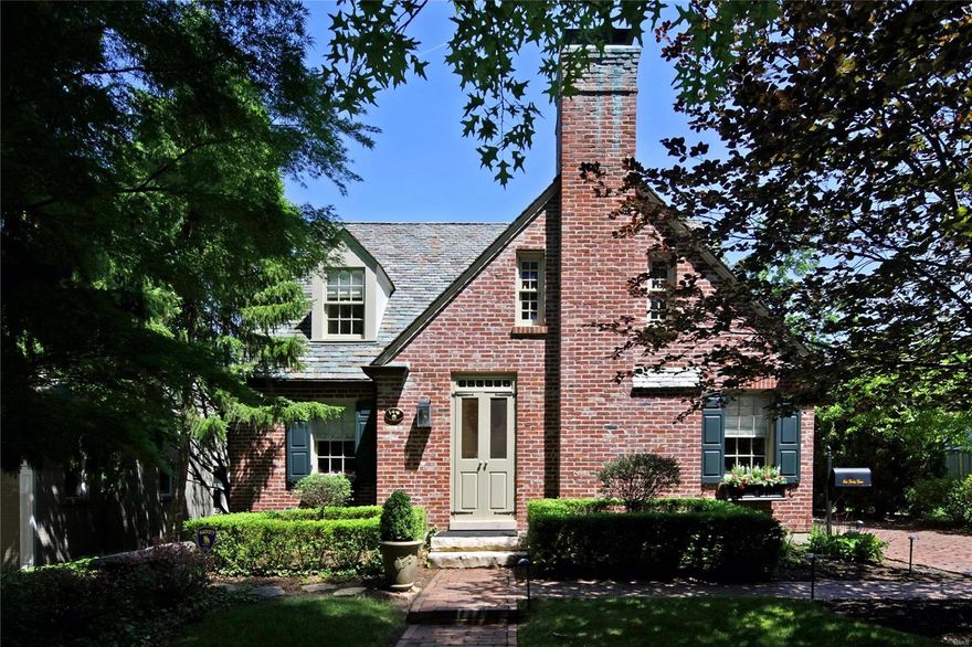 Looking to downsize, this is the perfect home with low maintenance and lots of entertaining options. This Old Town Clayton home has been masterfully renovated into a one of a kind urban retreat within walking distance to Shaw Park,  Rec Center, Straubs, restaurants and shopping. The present owner has respected the original architecture with updates that are current to today’s lifestyle.  Gracious living room w/FR, dining room and custom office flow in to the open newer kitchen and hearth room with beamed ceiling and fireplace. Upstairs the master suite has an inviting sitting room with FP, luxury bath, custom closets, laundry and a guest suite and bath. A Dutch door opens to an outdoor oasis with private terrace, fabulous screened porch and resistance pool with beautiful landscaped fenced yard. Nice finished LL with family room, 300 bottle wine coolers, bedroom, full bath and storage. An oversized 2 car garage has a carriage suite and full bath perfect for guests or home office.