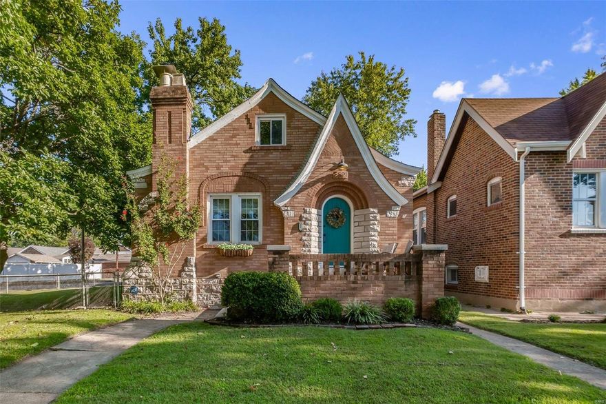 This all brick bungalow in the sought after SOHA neighborhood screams warmth & charm! Beyond the entry foyer you’ll find the living room full of charm with arched doorways, wood flooring and stained glass. Two bedrooms, 1 bath on the main floor, and the large loft gives plenty of extra living space. The finished walk-out basement is partially finished with a Rec room, including a wet bar, two fold-down bar tables, sitting area with a wood burning fireplace, and a half-bath. The outdoor entertaining area is adorable and inviting with a composite deck, outdoor lighting, and a fire pit surrounded by wooden benches for seating. This corner lot also allows for ample street parking for guests. Located one block from the Macklind District, full of SOHA shops, restaurants, and parks.