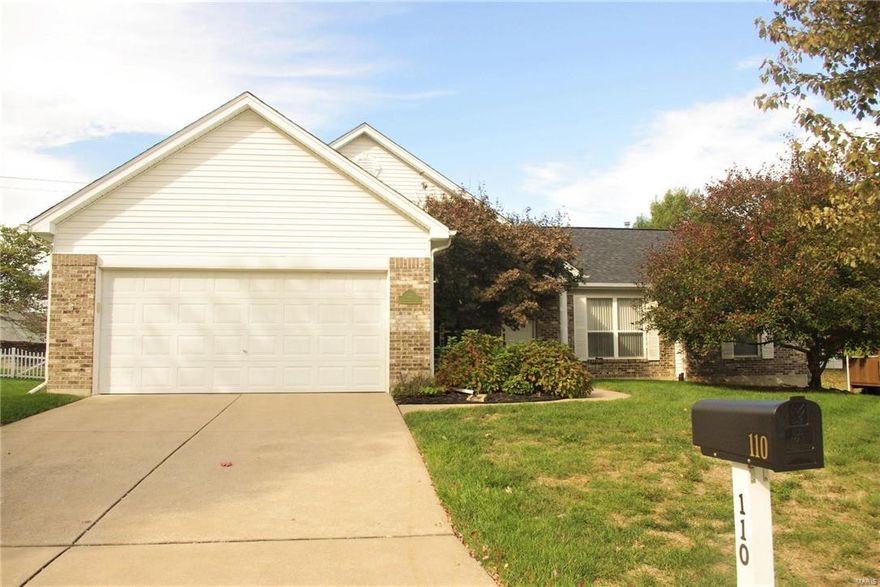 Graceful, tasteful, space-full! Nearly 2000 square ft ranch with the upgrades ranch buyers love.  Vaults, plant shelves, separate dining room. and main floor laundry. Move in by year's end!  All newer systems, roof, and brand new carpet.  Sellers were meticulous and house was gently lived-in with a super neutral palette and is in pristine condition. Large, sunny kitchen/breakfast room with w/i pantry, breakfast bar, ceramic floor and access to serene patio with retractable awning.  Vaulted great room w/gas fireplace and custom plantation shutters. Light, bright formal dining room. Master suite with separate shower and over-sized soaking tub. Two other spacious bedrooms on the main, as well as main floor laundry. Great, spacious fenced yard.  Unfinished lower with 9’ pour that is pre-wired all around to make finishing easy as pie and offers acres of storage or hobbying.  How would your holiday decorations look in this neutral gem? This is a must-see house!