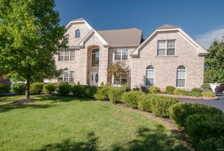 Sold in AS IS condition, needs updating. Opportunity!   Located on one of Olivette’s most desirable streets. High end finishes throughout featuring arched doorways,beautiful millwork/crown molding.  Butlers’ pantry. Some hardwood floors with inlaid accent. Great room features a bay window & built-in display shelves. Kitchen with stainless steel appliances island cook-top with overhead exhaust, walk-in pantry, laundry/mudroom. center island & Breakfast bar. Hearth room with full wall of windows, opens to a private yard & pool area. Main floor bedroom/bath.  5 spacious bedrooms on the upper level, Master has 3 closets & den with a full wall of windows overlooking yard, includes a kitchenette. Lower level with full kitchen, family room, billiard room & media room.  In-ground swimming pool & built-in Jacuzzi. Fenced yard. Ladue schools.