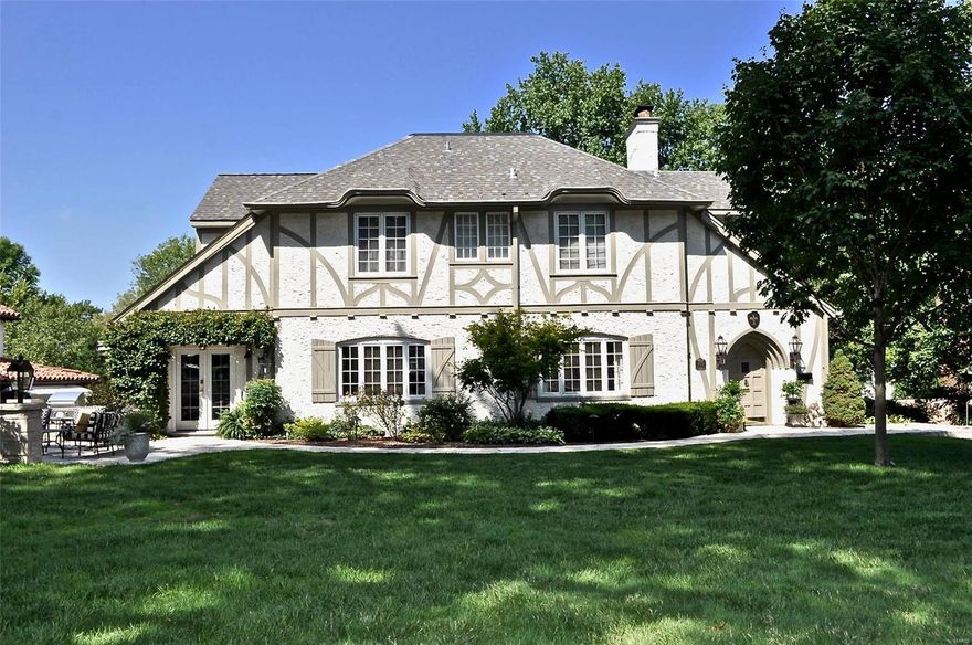 Style and sophistication describe this Webster Groves beauty, built in 1924, meticulously renovated and expanded in 2001. Extensive upgrades and design changes left nearly no stone unturned. Spectacular exterior boasts elaborate gardens, flagstone patios, and lush mature plantings. The custom kitchen, butler pantry, and sunroom with French doors, open to a limestone patio, create a great gathering spot for dining and cooking together. The formal living room with stone surround fireplace and adjacent screened porch create tranquil settings. A beautiful office/study, breakfast room, family room with bay windows, gas fireplace, and private balcony complete the expansion. The 2nd floor hosts two large bedroom suites, two additional bedrooms and full bath, expansive closet and storage space, plus a 3rd floor bedroom suite as a bonus. The finished lower level possesses a recreation room, half bath, and walk-out to a three-car garage. Situated on one of Webster’s finest streets. Additional Rooms: Sun Room