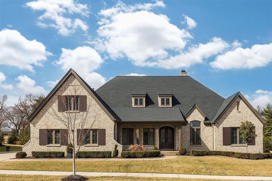 When only the finest in life will do, this exquisite contemporary home, located in a gated community, will completely exceed all expectations.  The home features an open and airy floor plan w/a custom-designed entry door, dramatic soaring ceilings and a luxurious great room w/ fireplace. Transom windows across the back exterior wall showcase the home’s design features and attention to detail. Expansive glass doors open to a beautiful backyard terrace with a gas fireplace and barbeque area. Parking includes a two-car garage and a third independent garage for golf cart, auto, or storage.  This elegant home offers a spacious master suite with stepped up cove ceiling & luxe bath w/ soaking tub and walk-in closet.  Two en-suite bedrooms on the main floor are in a separate residential wing.  All closets are finished with designer storage systems.  Top-quality finishes are found throughout this stunning home.