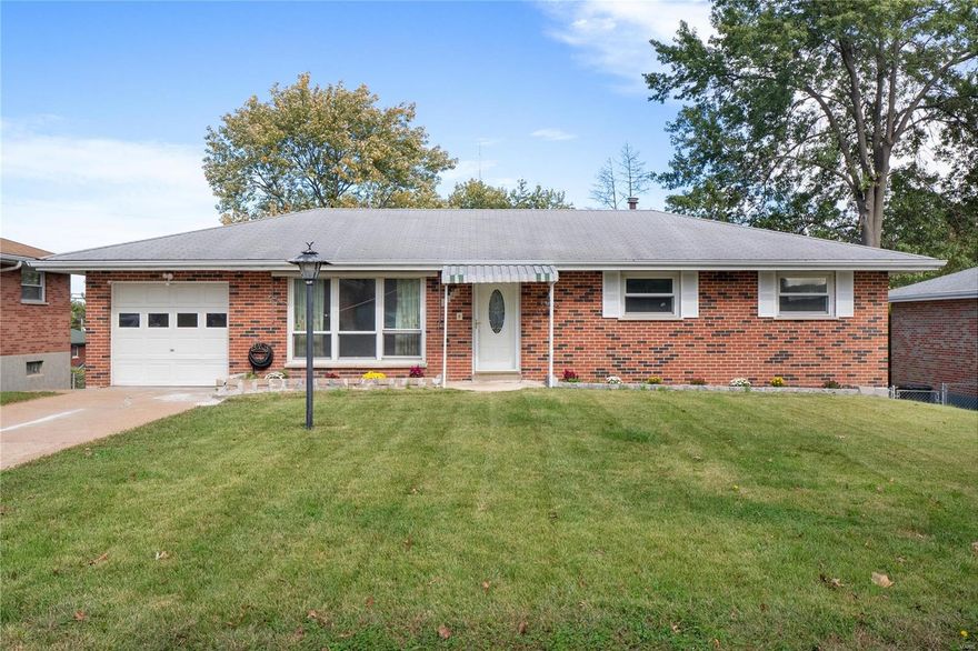 STUNNING updated brick home offers 3 bedrooms 1.5 bathrooms that sits on a quiet street & great neighborhood. The home boats hardwood floors, newer vinyl windows, 6 panel doors, newer doors, ceiling fans/lights, and open floor plan. The updated Kitchen offers large breakfast area, brand new granite countertops, plenty of cabinets, beautiful backsplash, sink, faucet, range hood, new stainless-steel oven/range, and ceramic tiles. The 2 BR come w/ ample sizes & closets. The beautiful hall bath is totally updated w/ tiles, toilet, vanity, faucet, mirror, and shower doors. The whole house is freshly painted and clean. The spacious master bedroom features half bath, hardwood floor & ample closet. The walk-out lower-level is spacious & offers recreation area, laundry area, and an addition large storage area. Enjoy BBQ on the patio & your pets/children will love the flat, level fenced back yard. The long driveway is great for your cars & boasts. 1 car garage w/ opener. Near major Highways!