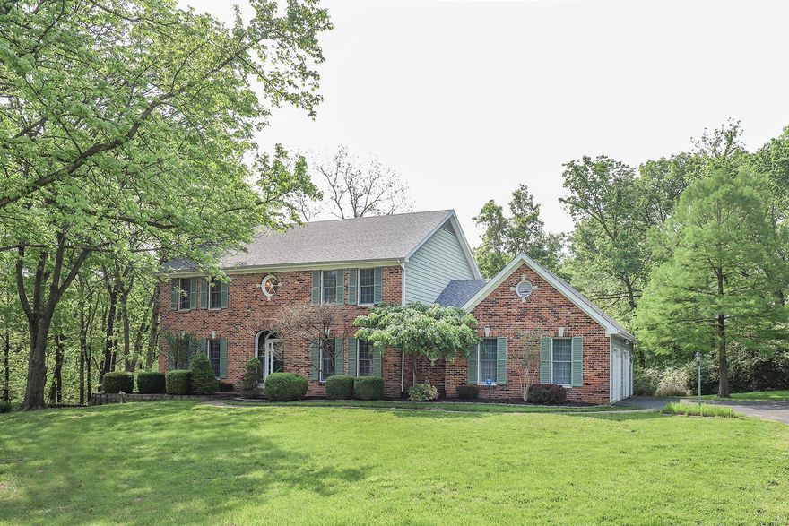 Stunning 2-Story home located in the sought-after subdivision of Wilson Farm Estates in Chesterfield! This home boasts over 3,200 square feet of living space, 4 Bedrooms, and 2.5 Bathrooms! The Main Floor features a spacious Living Room, formal Dining Room, Family Room, Office area, wonderful Kitchen, nicely-sized Laundry Room, and lovely Powder Room. Second Floor offers the spacious Master Bedroom with a walk-in closet and en suite Bathroom, 3 additional Bedrooms, and a full hall Bathroom. You’ll find plenty of storage space in the unfinished Lower Level. Relax outside on the screened-in deck, and enjoy the large yard backing to woods! Location could not be better - close to the Chesterfield Valley, restaurants, shops, schools, and easy access to major highways!