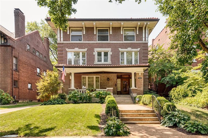 Exquisite updated CWE home w/gorgeous turn-of-the-century details yet updated for today's lifestyle.  This is a MUST SEE home - the total package! Enter to an impressive entrance hall w/grand sweeping staircase; leaded glass door entry into large living rm w/fireplace; leaded glass pocket door entry to formal dining rm w/box beam ceiling; fabulous new & enlarged high-end kitchen in '12 w/custom 42"+ cabinets, center island, Wolf 2 oven/6 burner/griddle, Subzero fridge & wine fridge and Viking ice maker; new family rm addition in '12 that opens to kitchen w/cathedral ceiling, fireplace & cozy banquette; 2nd floor master suite w/sitting rm, walk-in closet and luxury master bath; 2nd floor guest bedrm w/en-suite bath; third floor offers 4 large bedrms & new updated hall bath in '17; fantastic finished lower level w/new full bath in '12; outdoor high-end kitchen w/wood fired pizza oven, Lynx grill & U-Line ice maker; inground saltwater pool; and oversize 2 car garage off private alley.
