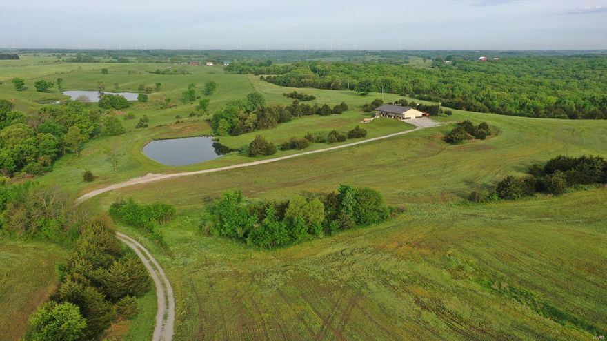 If you are looking for an amazing hunting property, with a great cabin, that you can enjoy all year long well here it is. The farm consists of 135± acres with 40± acres tillable, and the remainder is in woods, and a stocked pond sits within walking distance to the cabin. With the combination of woods, tillable, and food plots this farm is set up for you to enjoy excellent deer and turkey hunting. 

The cabin has a little over 1,200 square feet with 2 beds and 1 bath upstairs, and has an additional 1200 square feet of finished walkout basement with 3 beds, 1 bath, and a family room. The main floor has a great log cabin feel with log siding covering the walls, hardwood floors, and a stone Heat and Glow gas fireplace. Rounding out this property is a 40x40 attached heated garage perfect for entertaining or storing your hunting gear.