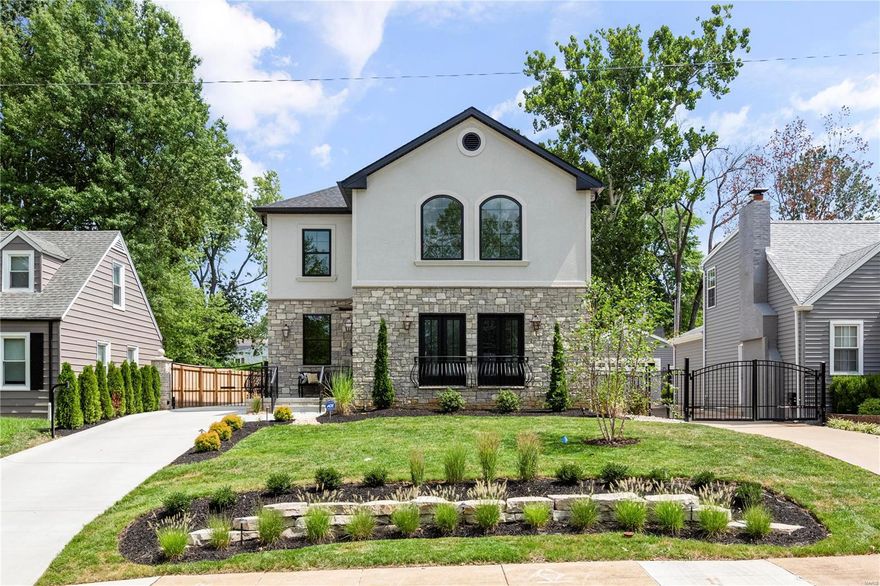 Newly built ready to move in 1.5 story Kirkwood home.  This spacious 5 bedroom 6 bath home boasts 5700 sq ft of living space.  Loaded with luxurious upgrades such as barrel ceiling in hallway, 21' barrel ceiling in greatroom, 9 ft ceilings on all 3 levels, special millwork, built in bookcases, 2 laundry rooms, dry wine cellar, theater room, hardwood flooring, lower level bar w beverage center, and much more. Kitchen is a chefs dream w top of the line appliances, a 6 burner gas range, huge waterfall island w wine refrigerator, drawer microwave and 2nd kitchen sink. Main floor master suite w 2 walk in closets, spa worthy master bath w double sinks, glass enclosed shower, 2 shower heads, shower seat and a stand alone soaking tub.  There's a second master suite upstairs adding to the flexible floor plan.  This impressive home also features a wrought iron driveway entry gate, fabulous covered patio w ceiling fan, outdoor wood burning stone fireplace and an oversized 3 car detached garage.