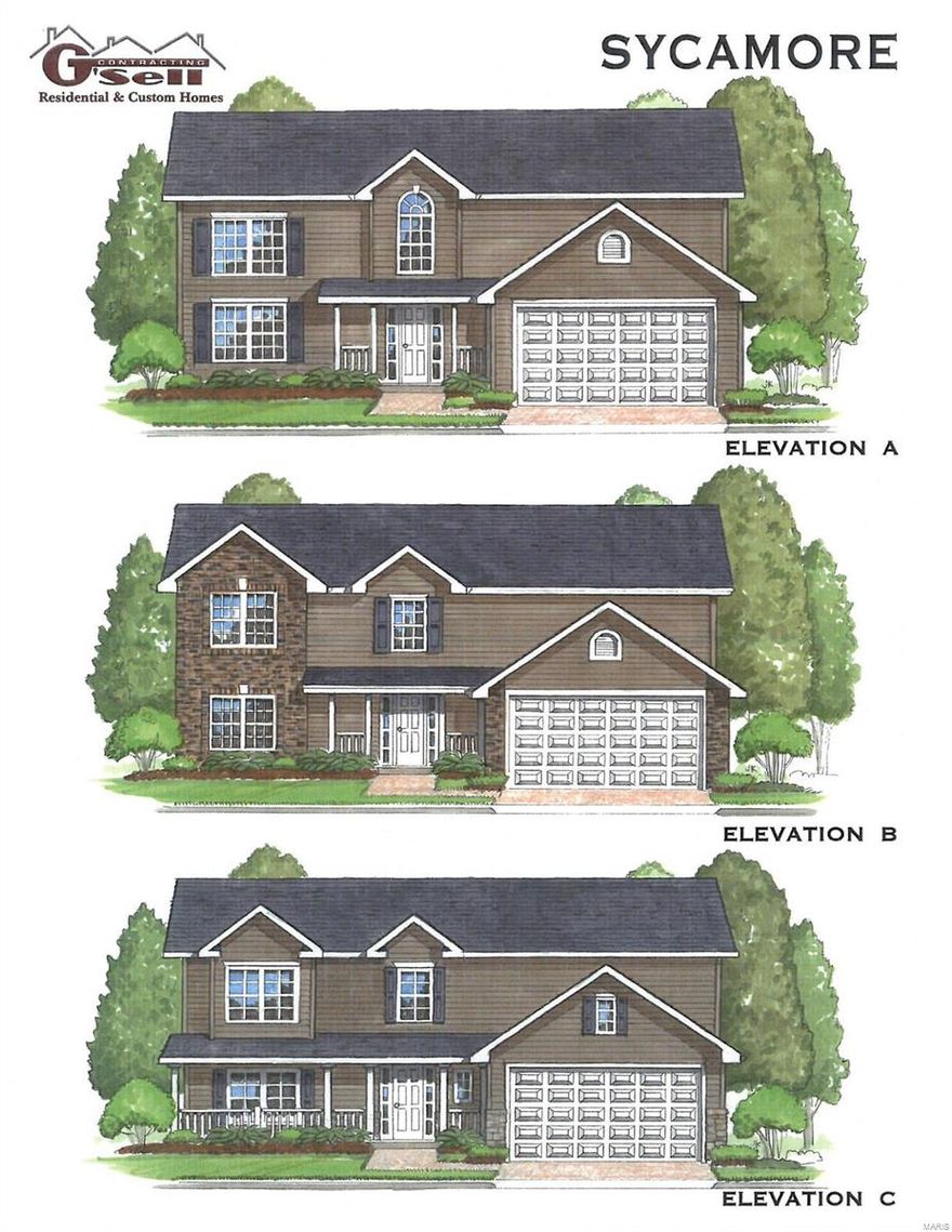 Welcome to Birchwood Estates, Festus' newest subdivision. We have 178 lots to offer-cul-de-sac lots, walk-out lots & flat lots, some backing to common ground & some backing to woods & trees. Walking distance to Festus Middle School. This is where you can experience country living just minutes to 55, shopping, hospitals, restaurants, parks, churches, & many personalized shops. We offer eight models. Ranch, 1.5 story, 2 story models from 1550 SF to 2712 SF. Two or three car garage models. Atrium floor plans, divided bedroom models, finished basements, custom features galore. We are truly a custom builder. We have two gorgeous display homes for you to tour, open daily, 12-5pm or by appt. We have licensed Real Estate agents on hand to answer your questions, show you lots & make you feel at home. We always have a monthly special to allow buyers to select the option that they desire. Beautiful rolling hills & valleys.  We welcome you to stop in for a visit, you will like what you see.