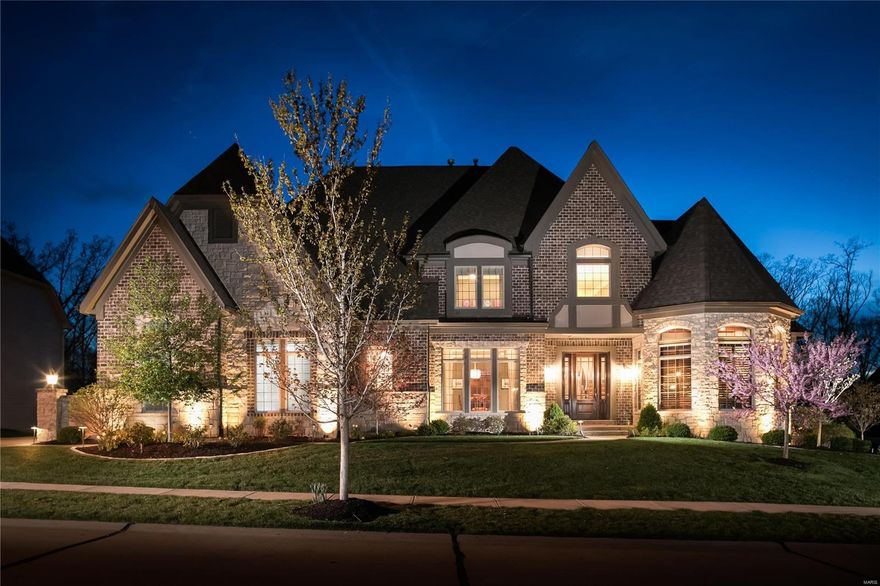 The serene setting and magnificent views set the stage for this highly customized home! Careful planning allowed for such features as: Top of the line home automation system indoors & out, chef's kitchen including Wolf range & hood, 30" Wolf double oven, 2 Subzero fridges, floor to ceiling custom cabinets, coffee/wine station w/ wine cooler, expanded Hearth Room, automated custom window treatments to enhance day to day living! Architectural features include cathedral & vaulted ceilings, custom bookcases, 8ft Mahogany front door, 8ft solid interior doors throughout, job finished white oak flooring, custom molding, beamed ceilings & an expanded Master suite. The exterior is equally as compelling and includes a 20'x32' saltwater pool, premium cul de sac lot backs to wooded common ground; Extensive professional landscaped, fenced lot, patio, large open deck & covered deck! Finished walk out LL w/ 5th BR, full bath, theater room, exercise area, wet bar & family room. See Attachment A in MLS