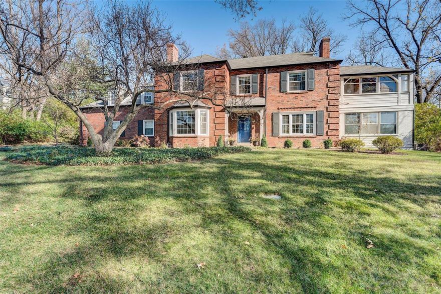 Classic architectural details meet modern conveniences in this beautifully updated 2 story home. Located in the sought after Berkshire neighborhood on a private lot in Ladue schools. Eat-in kitchen was thoughtfully updated w/custom cabinetry, SS appliances, granite counters & large pantry. Spacious formal DR is perfect for entertaining. The light filled LR has built-ins that flank a picture window with views of the private backyard & a fireplace in the center of the room. Off the LR, the den is a great place for a home office w/large windows & door for privacy. The master suite has a sunroom that was converted into a magnificent walk-in closet. Master bath offers double vanities & heated floors. Secondary bedroom with it’s own private stairs, en-suite bathroom & large closets make it a perfect space for guests. Two more bedrooms & updated hall bath complete the upstairs. Partially finished LL offers a great space to hang out with fireplace, bar, beverage fridge & powder room.