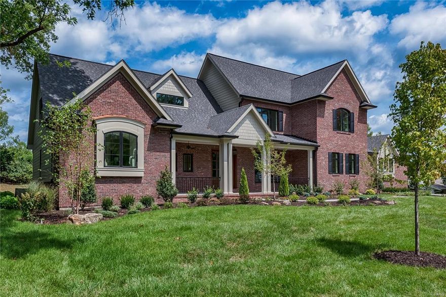 Light pours into this new 5,600+SF, 5BR/5.5BA New Home on private lane.   2 stories, beautifully landscaped lot  on approx 3/4 acre w/irrigation. From entry foyer pass formal dining room & step into the 2-story heart-of-home great rm w/soaring vaulted ceiling, stone FP flanked by arched built-ins. Great rm opens to spectacular 4-season rm that walks out to flat yard w/space for pool. Details incl crown moulding, custom cabs & closets, quality lighting & plumbing fixtures; Pella windows & doors. Job fin. hardwood floors thru-out the 1st fl;  Main fl mstr includes 2 large walk-in closets, luxe bath plus separate office / den. Center-island chef's delight kit w/Wolf & Sub-Zero appl, stone counters, tiled backsplash, large walk-in kitchen pantry,light-filled breakfast rm. Butlers pantry w/bev cooler. Ceilings: 10 ft main fl; 9 ft 2 fl & LL. Oversize laundry; mudroom access from 3 car gar,  2nd fl features 3 beds & 3 baths, LL includes br, ba, family rm, wet bar + 1,000 SF unfin storage; Additional Rooms: Mud Room