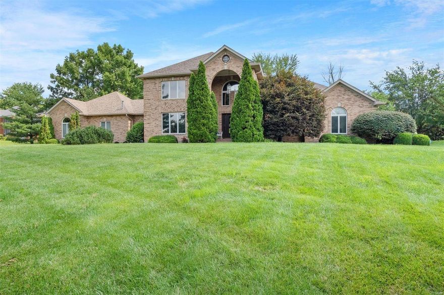 A magnificently built home located in the heart of Creve Coeur. With over 4000 sq ft of living space, this meticulously maintained property boasts unparalleled attention to detail w/ millwork, hardwood floors & built-ins throughout. A 2 story & light-filled double foyer, dining room w/ plantation shutters & coffered ceiling, living room w/ inset bars, box beamed ceiling, gas fireplace & access to backyard through French doors. A center-island kitchen w/ gas cooktop, wood cabinetry & doors leading to a wonderful sunroom overlooking the backyard. A mudroom/laundry room off a 3 car garage, home office & a spacious first floor primary suite fit today's convenient lifestyle. The 2nd floor has three spacious bedrooms- one ensuite & two more bedrooms w/ a Jack & Jill. The lower level includes an entire separate living space w/ a full kitchen, bar, family room & 1/2 bath. Excellent access to schools, shopping and hospital systems. Additional Rooms: Mud Room, Sun Room