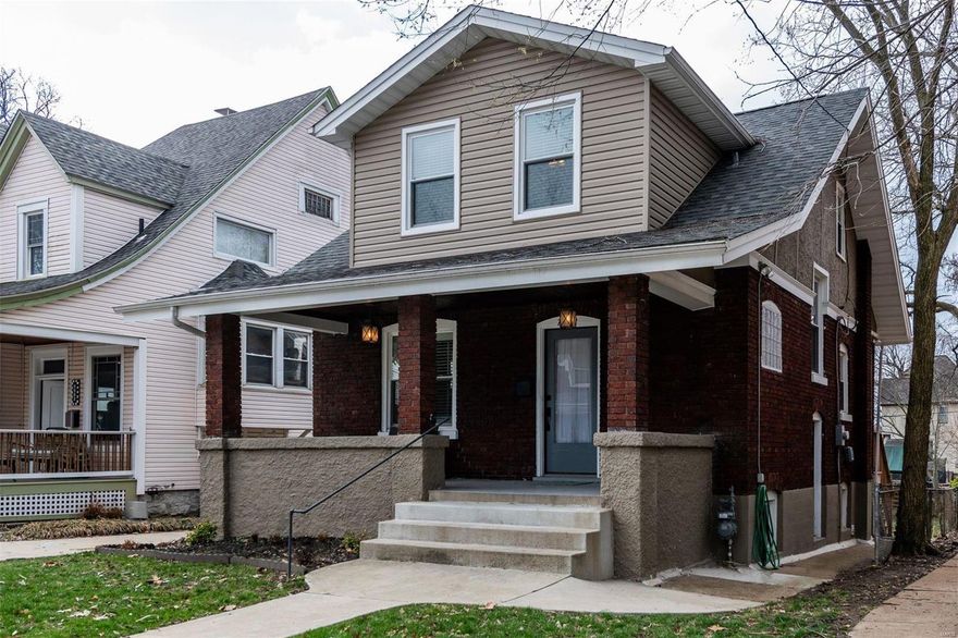 With a walkability score of 80, this updated home has it all. Walk to the grocery store, bank, shops, restaurants, parks, and entertainment or sit on your front porch and watch the day roll by. Venture inside and the large windows with custom plantation shutters flood the home with light. The period millwork in the living room highlights an antique fireplace and built-in bookcases. Just past the living room is the large dining room that opens to the beautifully updated kitchen. The open plan is great for entertaining and the two-story deck provides additional space for guests, and a perfect vantage point to take in Maplewood. Back inside, the stairs next to the powder room are evidence of the home’s 100 year history. At the top, you will find 3 bedrooms, one with a beautiful deck, and an updated bathroom. With newer systems and a newer roof, this maintenance-free home is great for anyone looking for convenience and community.