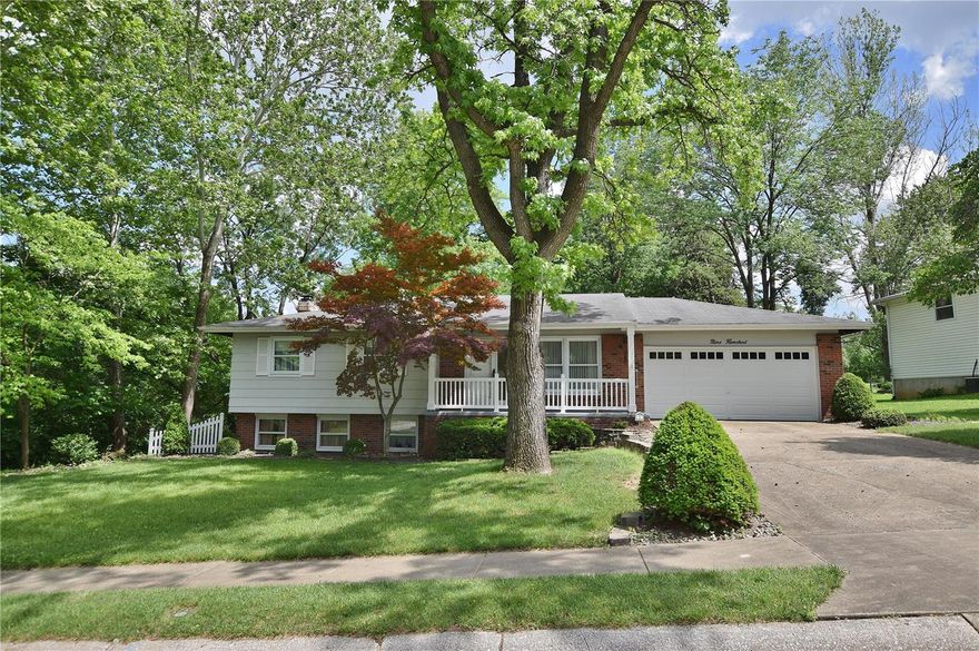 Have you been looking for a house with a wooded yard but don't want to be in the country? This is your home! Nicely maintained home offers 3 bedrooms, 3 full bathrooms and finished walk out lower level. Kitchen/breakfast area leads to large deck & patio that overlooks the large backyard! Trees line one side of the yard and angle back behind the house. Mature trees provide lots of shade for sitting outside and enjoying the view. House is nestled at the end of the street. Over sized garage is 20x25 so there is plenty of room for your tools, kids toys or to park your truck! This is a rare opportunity to own a one of kind property on a phenomenal lot, so don't miss out!