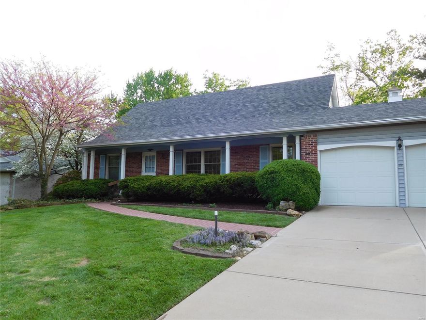 Looking for a GREAT home in a GREAT neighborhood & school district at a GREAT price? This wonderful 1.5 story home on a culdesac has been meticulously maintained by original owner. Check out the sunlit rooms with their updated windows & gorgeous wood floors. While the master suite & second bedroom are on the first floor, the other 2 large bedrooms are upstairs, keeping bedrooms quieter & more private. Large sunlit living & dining rooms flow into each other, as do the family room, kitchen & breakfast rooms. Kitchen features light wood cabinets with granite transformation counters. You'll love the newer HVAC system, newer water heater, architectural shingle roof, wood burning fireplace, oversized garage & unfinished walkout basement. Large level backyard is fenced & has a wonderful brick patio. Home is dated, but functional. Seller will provide clear occupancy so buyer can move in & renovate over time. Walk to Parkway Elem, Middle & High Schools, Restaurants & Shops. Welcome Home!