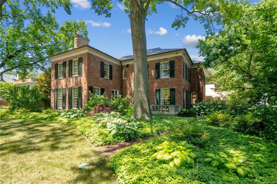 Historically significant property in the premier private community of Westmoreland & Portland Places. Over 10,000 sf of total living space. Established in 1888 as the very first residence to be built in WP/PP, the original house was replaced in 1942 with a stately Georgian Revival residence designed by renowned architect Gale Henderson. The 6000 sf, 3 bed/3 bath carriage house--the oldest structure in the community--has been re-imagined and repurposed for entertainment, recreation & living. All who enter through the massive 134 yr old sliding wood doors will be amazed that a space once used for horses & tack could be transformed into such an unforgettable entertaining and living space. Spectacular outdoor living area with salt water pool, 3 fountains & outdoor grilling area. No expense was spared in the recent renovation of the main house. Please see photo captions & video for more details about this amazing property including the antique piano that serves as kitchen center island! Additional Rooms: Sun Room, Wine Cellar