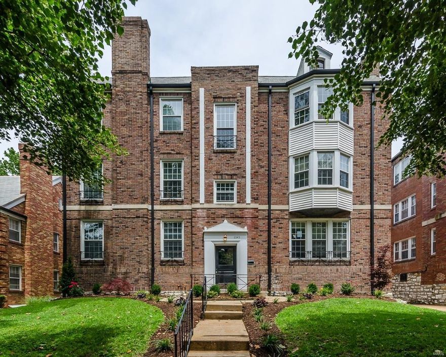 New Price! 5.72% cap on current rents! Classy, elegant, 1930's vintage Clayton/Moorlands AAA-grade apartment asset. Irreplaceable construction quality and A+ Clayton location. Very few remaining apartment buildings in Clayton- most are condo-converted. It's even more rare to find a building with 7545 Oxford's pre-war curb appeal and spacious, elegant, carefully updated 3 bedroom, 2 full bath luxury apartments. Numerous recent upgrades including newer roof, new windows thoughout, new electric, recent tuckpointing, updated plumbing, 5 of 6 apartments have been thoughtfully updated with 3 having full high-end renovations. 3 units have in-unit washers & dryers. Top floor units have vaulted ceilings, some units have bay windows. All units have fireplaces and a very spacious 3 bedrooms (all bedrooms usable) and 2 full bathrooms. Best-in-Clayton 5.72% cap rate on current rents, and expenses of $6,262/unit including mgt fee, maint/rep, utilities, taxes, ins, lawn/grounds, and reserve.