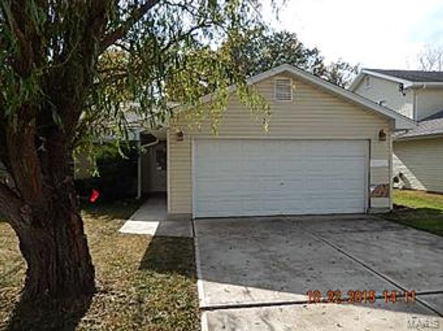 This 2 bedroom, 2 bathroom home in Moscow Mills is full of opportunity! Enjoy your attached 2 car garage and patio!~HUD acquired property ~ This property is offered in it's current AS IS condition ~ Please use caution when showing ~ All utilities are turned off ~not FHA insurable, 203k eligible ~ HUD property condition reports attached to MLS listing ~ Schedule your showing today through the MLS ~ All agents welcome to show, office must have an active NAID # to submit bids (Don't have one? Call us!! We can tell you how to get one!)  ~ Case #292-565237 SpecialListingConditions: Foreclosure Location: Other