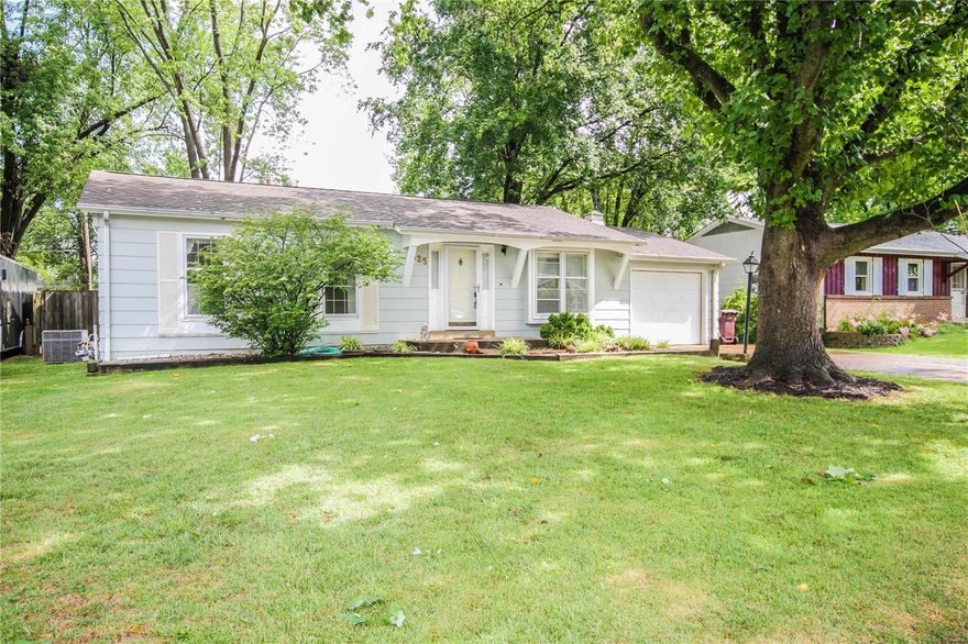 Renovation opportunity in Lindbergh school district! Conveniently located with easy highway access, very close to park and golf course. Large fenced backyard and attached large 1 car garage. Double concrete driveway for extra parking. Priced to sell with plenty of room for improvements and foundation repairs. To be sold in as-is condition.