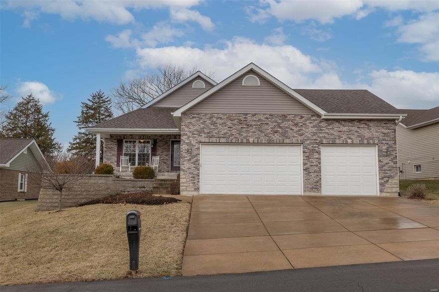 Coming soon 03/18/2022! Awesome home in an Awesome Lake Village! This home says “WELCOME TO THE PORCH”- then enter onto tons of Hickory Hardwood Floors – just inside the front door is a fabulous home office w/glass doors, gas fireplace & built-in bookcases. Follow the large wood foyer to the vaulted living area which features a beautiful kitchen with custom cabinets, breakfast room & a great room w/gas fireplace + walks out to the patio! Master has separate vanity areas, 4x3 shower, water closet & a walk-in closet that walks into the main floor laundry! You exit the laundry near the hall bath & two perfectly placed guest/kids’ rooms. What a concept – what a house! Lower level has a 23x11 family room for entertaining+17x7 Storm Room! Check out the oversized garage that has 3 bays–all different depths 20’,23’ & 26’ deep–bring the boat & the golf cart! Great lake for boating, skiing, fishing plus a village pool, playgrounds, beach, tennis, pickleball, music at the beach & access to golf!