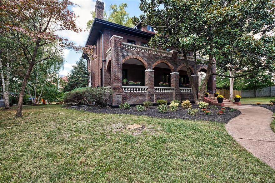 OPEN SUN @ noon  Wonderful Clayton Location! Renovated with great detail to keep original character of the home in place & incorporate modern updates.  3 Story, 5 bed, 3.5 bath, nearly 4000SF of living space All Brick home, refinished hardwood throughout, ALL NEW expanded kitchen opens into dining area.  Sitting room/den off kitchen with half bath overlooks NEW composite deck.  Large Great Rm with original fireplace, original plaster moldings, and french doors open to covered front porch.  Master Suite reconfigured to add amazing bath and walk in closet. 3 additional bedrooms and full bath complete the 2nd floor.  3rd floor converted into additional bedroom, full bath, and 2nd laundry rm.  Lower level finished with living space/mudroom/laundry.  Tuck under 2 car garage, additional covered parking under new deck.  Backs to common ground, Clayton walkway gives access to downtown Clayton dining and shopping. New Roof, HVAC, Electric & Water service and so much more!  This is a must see! Additional Rooms: Mud Room