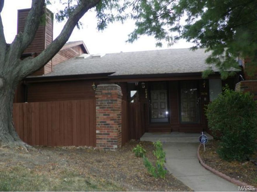 Very cozy 2 bed, 2 bath vaulted great room floor plan. Features open kitchen, vaulted bedrooms, main floor laundry - large enough for side by side, partially finished lower level, and large 2 car garage. Condo located in beautiful Chateau Country Club with pool, clubhouse, and so much more. Home is located just off Hwy 94 with easy access to Page Extension, Hwy 70, as well as all dining, shopping, and entertainment needs. Owner covers the monthly HOA fee. Rent includes all neighborhood amenities, as well as refrigerator! Owner will consider 1 small dog with added pet fee.