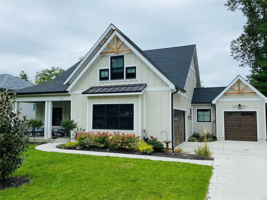 Fantastic newer construction 1.5 Story on quiet street in Glendale. One year young home features 5 bedrooms, 4.5 bathrooms and over 4,000sq ft of living space with a 3-car garage. Open floor plan with modern kitchen design and colors. Main floor master suite with luxury bath w/walk-in shower, raised dual sink vanities. Amazing mudroom and laundry room. Covered porch, walk-out finished lower level and wood fenced backyard. Additional Rooms: Mud Room