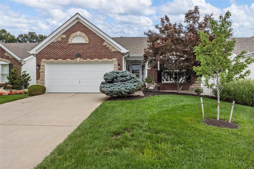 Welcome Home! This DETACHED brick front villa has everything you're looking for and more! Step inside to gleaming wood floors, vaulted ceilings, custom shutters & tasteful decor in this superbly clean & well kept home. You can downsize and not leave behind your family dining set- this place has a sep dining rm! A large great room with bay leads to the kitchen/breakfast combo with white cabs, custom backsplash, granite counters. Main floor laundry leads to the the 2 car garage. The master suite offers walk in closet, bay window and great ensuite bath w/shower and plenty of counter space. A second bedroom & full bath completes the main level. Downstairs to double the living space with a huge entertaining area complete with gas fireplace, 3rd bedroom and 3rd full bath. There is plenty of storage left in the util/storage area. The outdoor space offers a maintenance free deck, pristine landscaping and a gorgeous screened in patio accessible through the walkout lower level. This it the one! Some Accessible Features Additional Rooms: Sun Room, Workshop/Hobby Area Location: Detached, Suburban