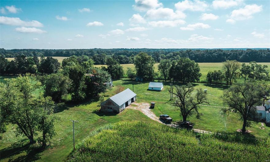 190.6 Acres of St. Charles County Prime Ground for the family looking to have a Large Estate or the developer / Investor wanting a piece of recreational ground within an hour of Downtown St. Louis. This ground opens up behind a large area of wooded frontage to give someone the privacy and also some very good hunting areas for the Deer and Turkey roaming around in these parts. It could be an investors dream to have this much private ground to develop a one of a kind subdivision. This property features 935' of Hwy T road frontage & .78 mile road frontage on Sneak Road. The home on the property was built in 1949 the sellers have no value in the land, it does have a tenant with a lease that runs until July31st of 2022. The farm ground is being farmed and cash rented. It does have a small pond on the property with some other outbuildings.
