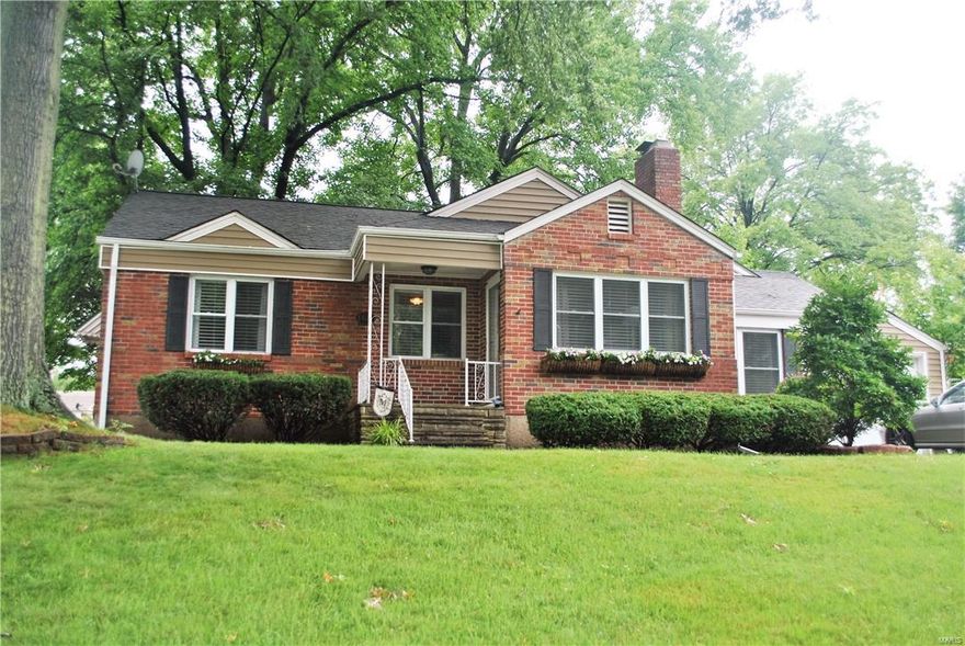 ALL BRICK HOME IN BEAUTIFUL WEBSTER GROVES. Meticulous 3 bedroom, 2.5 baths. This home features a gorgeous stone, woodburning fireplace in the family room, crown moulding in family room and dining room. Many updates including stainless steel appliances, new kitchen & bath fixtures, 6-panel interior doors with solid hinges and crystal knobs. Both main floor bedrooms have two spacious closets. The third bedroom is the main floor master bedroom suite that is absolutely stunning! Sprawling 18x17 with a master bathroom that's 11x12 you'll be sure to fall in love with this amazing addition! Master has heated bathroom floors and its own HVAC! There is a living room off the main family room and kitchen, great three-season room accessible directly from living room and partially finished lower level. Enjoy those summer barbecues on the large deck that overlooks a large, level, fully fenced back yard. Truly move-in ready. This Webster updated brick charmer wont last long!! Additional Rooms: Sun Room
