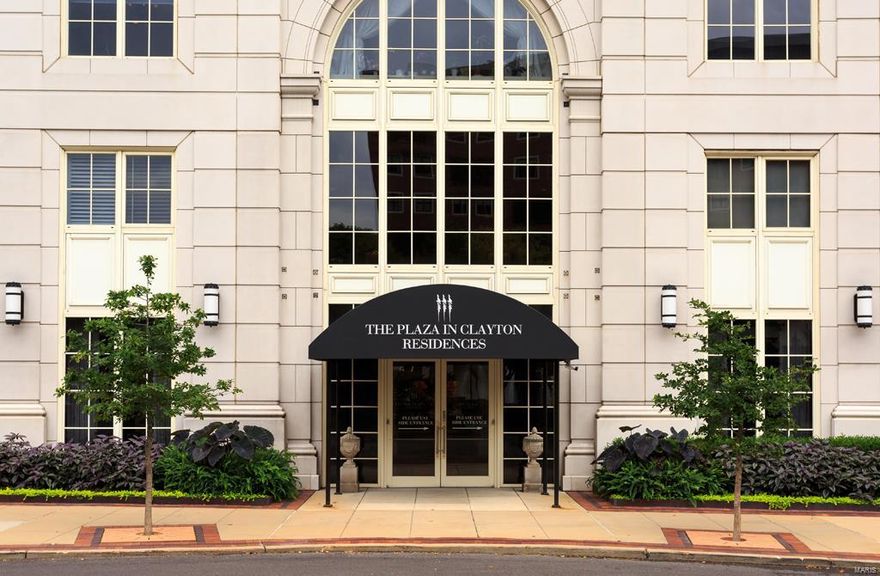 A rare and exclusive half floor debuts at The Plaza in Clayton...Open the door to over 5,600 sqft of graciously designed private living space w/stunning views from the 25th floor. With premier South, East & West views, this residence offers exquiste Arch, treetop & downtown Clayton views from 4 private terraces. The gracious floor plan, featuring 4 bedrooms + 4.5 bathrooms, is designed w/every feature you desire. A private master bedroom wing separate from the 3 additional guest bedrooms, all w/en-suite baths, private & handsome office off the kitchen, elegant & bright kitchen w/large walk-in pantry, breakfast bar, gorgeous butler’s pantry, wet bar & workspace. The expansive breakfast room & family room open to the kitchen, boast gorgeous trey ceilings, built-in fireplace & stunning views. Additional features;formal living & dining room w/arch views, large mud room/laundry area w/substantial storage, elegant formal entry & the lifestyle & amenities offered only at The Plaza in Clayton. Additional Rooms: Workshop/Hobby Area Location: End Unit, Upper Level