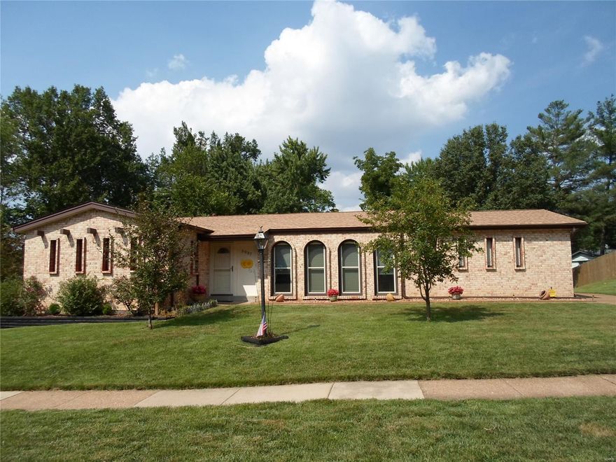 Fabulous is now ready to be your new home!! Gorgeous ranch with 3 bedrooms and 2 full baths beautifully updated.  Chef's dream kitchen with 42" cabinets, granite countertops with breakfast bar and all appliances and refrigerator to stay!  (bar stools do not stay) Huge living room and formal dining room open to kitchen and so perfect for entertaining!  You will really love and enjoy the Main floor family room with gas fireplace and gleaming wood floors.  Want some private space to enjoy coffee and enjoy the view??  Come sit in the sunroom and relax with views of the gardens and hear the birds sing, and with no neighbor on one side provides total privacy.  Large Master Bedroom has 2 double closets!! You will love the Views of the gardens from windows when you awake.  Master Bath has been beautifully updated.  Interior has been newly painted also.  Truly move-in ready!  Add huge full unfinished basement and oversized 2 car garage. Additional Rooms: Sun Room