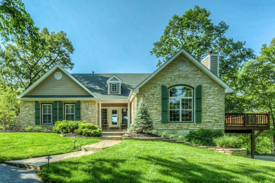 Drive up to this serene equestrian property w/ the most spectacular view will have you in awe. Ranch home w/ 4 bdrm, 3.5 baths, updtd ktchn, 2 master bdrms on the main floor & so much more. MF master suite feat cstm walk-in clost, vaulted ceilings, private deck & bath w/ dble bowl vanity, jacuzzi & separate shower. 2nd MF master has 2 cstm closets, vaulted ceilings, hrdwd floors, plantation shutters & full bath. Ktchn feat Italian Limestone counters w/ brkfst bar, Viking-gas range w/ hood, 42" cabinets & walk in pntry. Open flr plan allows for easy entertaining flowing beautifully from the ktchn, brkfst rm & GR. GR feat floor-ceiling stone wood burning FP, hrdwd flrs & wall of windws w/ the view of a lifetime. Walk out from the BR to a deck overlooking the property plus 17x14 gazebo. Finished LL walks out to 3rd lower deck & 4th bdrm w/ full bth. Inground, pebble tec pool w/ cooling deck, 3 pastures, 6 stall horse barn w/ outdoor runs, tack rm & space 4 large equipmnt. Beautiful home.