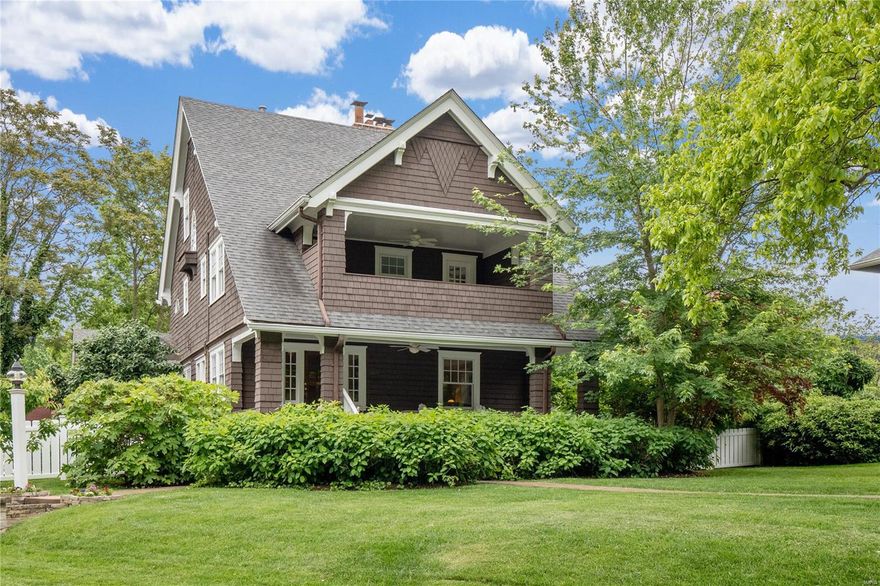 This beautiful home is renovated tastefully with the original charm impressively preserved. Located on one of the most coveted streets in the University City/Clayton area, the walkability can’t be beat. 2 incredible porches, hardwood floors, multiple fireplaces, handsome millwork and built-ins are a few of the features of this home. A timeless and light filled kitchen renovated by Marc Christian includes Thermador appliances & marble countertops. Upstairs, an expansive master suite with 2 additional bedrooms and a revamped 3rd floor also offering a bedroom and additional living space/bedroom finish out the impeccable interior of this charming home. Outside you will find an outdoor space fit for entertaining & everyday living. Professional landscaping, a belgard patio and a new garage, all of which are simple but splendid. The oversize 2-car garage offers great functionality with barn doors that open to the patio and a spacious finished area upstairs, a great gathering or office space. Additional Rooms: Mud Room, Sun Room