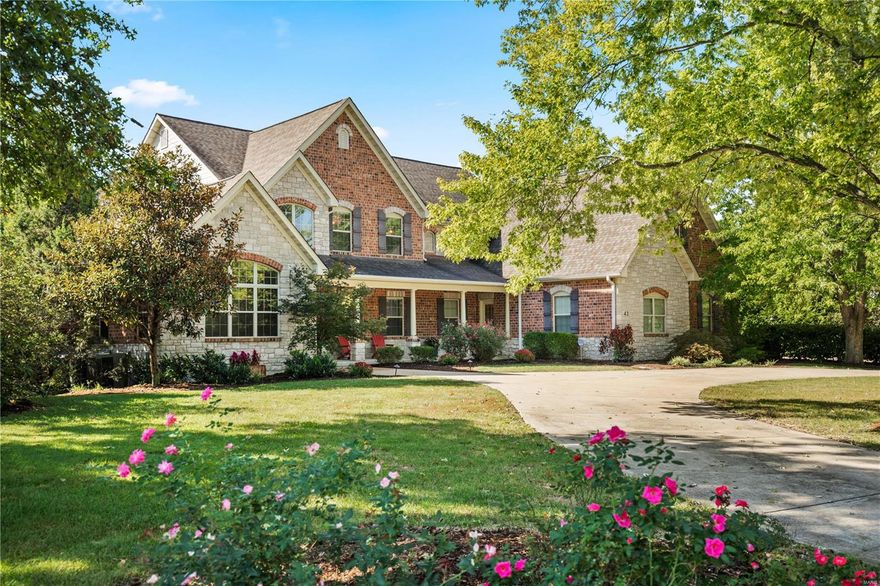 *Sunday Open House 5/5/19 12pm to 2pm* Whoever said that you can’t have it all hasn’t seen this! Elegantly expansive, this custom built home with craftsman finishes gets the award for seamless, open flow and distinct, intimate spaces. The gourmet kitchen is masterfully equipped and will delight the professional or the playful. Stately natural limestone pass-through fireplace is the heart of the hearth room and the sunny and spacious breakfast room. Master Bedroom Wing on the main level with office, Spa Bath (with Steam Shower) offers a lovely retreat from a busy life. A brilliant design allows for easy living on just the first level if you wish. The second floor grand hall welcomes you to four bedrooms and a large game room for hours of fun. Oversize 3-car garage features a wide interior stair to full, deep-pour, partially finished basement. Fabulous screened porch opens to the level, acre plus yard just ready for a pool or a team practice! Additional Rooms: Mud Room