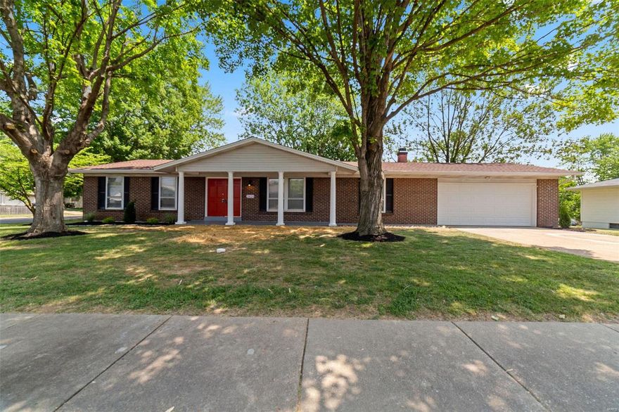 An updated, spacious ranch offering 1621' of main floor living for the family to spread out.  A large living area + family room w/ fireplace.  Be the first to cook in this lg kitchen.  Recently installed White shaker cabs, countertops and stainless-steel appliances.  Big bkfst room plus room for an island.  3 bedrooms + 2 baths.  Both have been renovated.  If things look new, they probably are.  Luxury vinyl plank floors, carpet, fixtures, lighting, hardware.  Fresh paint.  Roof & HWH replaced several years ago.   The huge lower level offers plenty of entertainment space.  Apprx 1000'-1200'.  Easily divided into 4 spaces.  Plenty of ideas.  Step out to the large 1/3 acre lot.  Party Sized patio.  There's a oversized 2 car garage with a drive thru back door.  You might want a riding mower for your big yard.  Staged photos help you imagine all this home can be.  Seller is offering a generous $7500 credit towards the buyers closing costs, prepaids or to buy down the interest rate. 1yr HPP