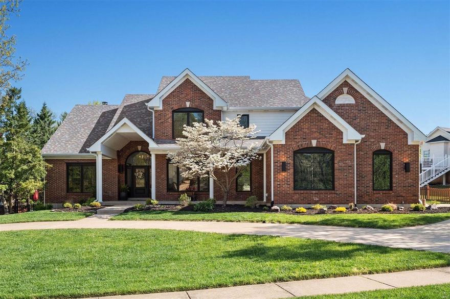 Don't miss out on this renovated & luxurious 1.5 story home centrally located in the heart of Questover. Immaculate curb appeal w/ circular drive, new Berry Co. doors & Andersen windows. Attention to detail throughout- oak hickory-stained hardwood floors & stairs, fresh paint, moldings & bookshelves, roll up solar shades, designer ceiling light fixtures/fans & can lights. Spacious foyer opens to an office & DR. Great Room w/ wet bar, gas FP, windows open to a screened-in porch, chef's kitchen w/ new appliances, vaulted ceilings combining style & function. Custom paneling, closet & deep sink added to laundry room. Primary BR suite features a 2024 BA renovation w/ all new wood cabinetry, glass shower panels, porcelain floor tile, his/her closets & an oversized dressing area. 3 more BRs & two renovated BAs including a Jack-&-Jill round out 2nd floor. LL has an oversized rec room, full BA & ample storage space. Private backyard, patio & 3 car garage complete this move-in ready property.