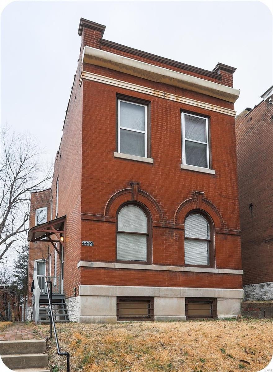 Oh Yeah! Great opportunity for an investment property or for an owner/occupant!  Live upstairs and let the income from downstairs pay a chunk of your mortgage! Amazing brick 2 family home on a cobblestone street. Each unit has 3 large rooms and 1 full bath. Kitchen is spacious enough for a large table and it includes a large pantry.  You could choose either of the other two rooms as the bedroom and the remaining as a living room. Basement includes a shared washer/dryer and plenty of storage. Balcony off the second floor unit and a deck off the first floor unit. 2 car garage (storage). Must see today, turnkey and ready to start cash flow immediately!