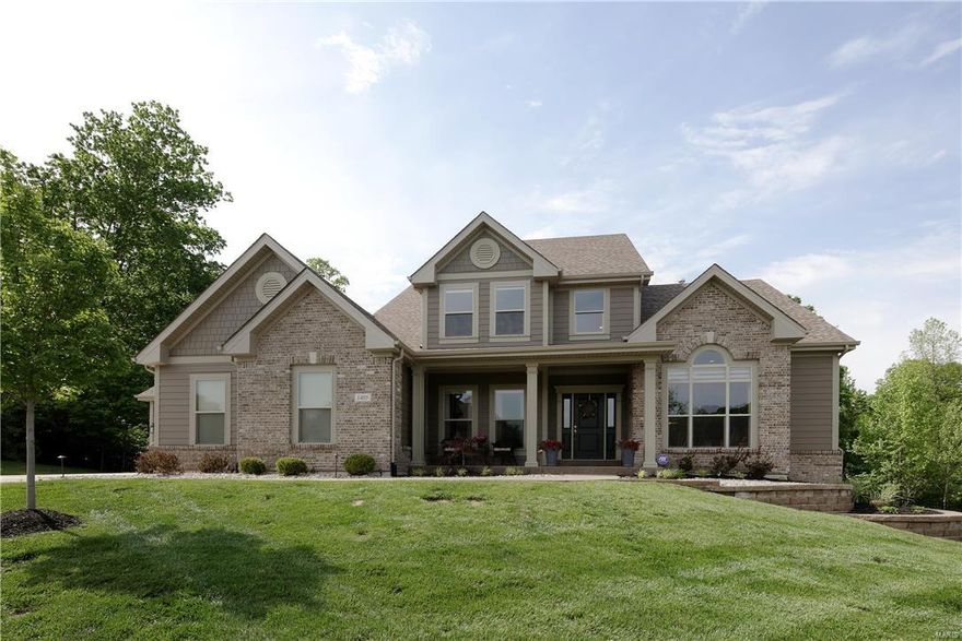 Stunning, 2 yr old, custom built Hardesty Home located on a private wood lot w/ inground pool & hot tub. Striking custom features throughout! 2 story entry foyer opens to living rm/office & formal dining rm w/ cove ceiling.  The heart of the home is the kitchen, breakfast rm & great rm area. Kitchen boasts granite countertops, custom backsplash, 42” cabinets, center island, butler’s  pantry & adjoins the breakfast rm. The beautiful great rm features a fireplace. Hearth rm, off of kitchen, has a vaulted ceiling, fireplace, & French doors to the screened in porch.  Master suite on the ML boasts vaulted ceiling, built-in speakers & luxury bath w/ double vanities, free standing tub, custom tiled walk-in shower w/ dual sower head & His & Her walk-in closets. On the UL you’ll find a bedrm w/ full bath (possible in-law suite) & an addtl 2 bedrms w/ Jack & Jill bath. Finished walk out LL w/ family rm, rec rm, exercise rm, bedrm, & full bath. Addtl features: ML laundry rm, 4 car garage, & more! Additional Rooms: Mud Room