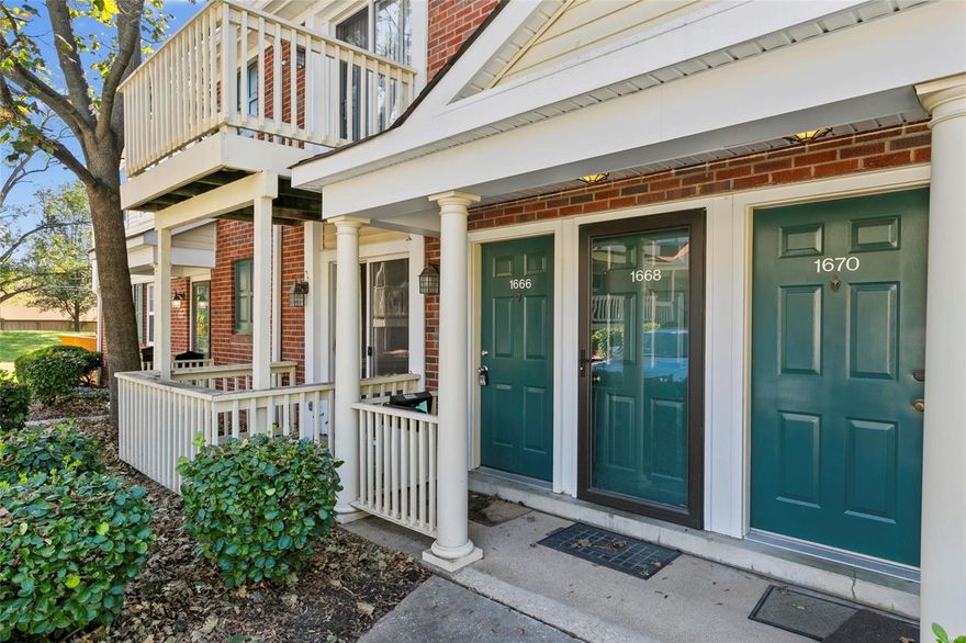 Welcome to 1666 E Swan, a stunning, fully renovated Brentwood Forest condo near the Brentwood Forest pool and tennis courts. This condo boasts an updated kitchen with espresso shaker cabinets, luxury delicatus GRANITE countertops, a stainless steel sink, glass subway tile backsplash, and stainless steel refrigerator, range, dishwasher, and microwave. Beautiful laminate flooring extends throughout the living and dining rooms and bedrooms. The spa-like bathroom is FULLY UPDATED including Porcelain Tile Floor, Restoration Hardware style vanity and toilet. The LARGE master bedroom and second bedroom are updated with newer laminate and lighting. Additional features include TWO DECKS, new lighting, fresh paint throughout, IN UNIT LAUNDRY, and a one year HOME WARRANTY. Seller is a licensed Missouri Real Estate Broker. Location: Lower Level