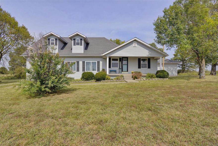 If you are looking for more space then this home is for you! This lovely home has all the space you could ever need with 5 bedrooms, 1 which could easily be a second master. Giving you tons of options, make one into an office, or have multiple guest rooms! 4 full bathrooms, you’ll never be waiting for a bathroom to come available again. Ample parking with his & her garages & circle drive! Not to mention there is a large shop ready to be utilized as well. All of this outside of town on 3.10 acres! Short drive to Lebanon, Marshfield & Springfield.