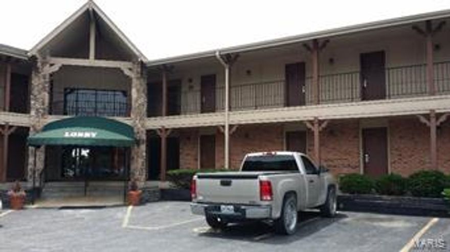 Tremendous opportunity to purchase an excellent motel property off of Interstate 70 exit#214 in Lake St.Louis with a spectacular view of the lake. 55 Total rooms, 5 Kings, 2 Jacuzzi suites, 34 Singles, 24 Doubles, Exterior pool. The Bar/Pub owner has extended his lease to an additional 3 years and has been very successful with a fabulous new large outdoor deck. Location: High Traffic, Hwy/Interstate Frntg