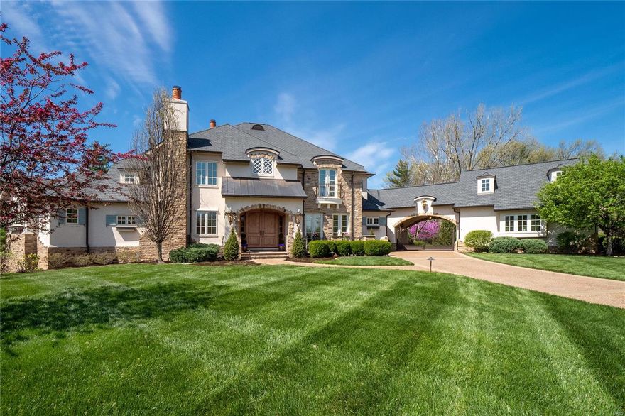 Sheer Perfection! Built with the finest quality & architectural details, this home will have you at curb appeal. Impressive interior spaces showcase open light-filled rooms on a grand scale with 10’ ceilings & 8’ solid core doors, impressive millwork including beautifully trimmed arched entries & elaborate ceiling treatments with cove lighting. The grand foyer flows seamlessly into expansive great room which is open to state-of-the-art chef's kitchen. Magnificent windows overlook the stunning outdoor oasis with a lounge area, sprawling backyard & large salt-water, pebble-tec pool & waterfall, offering an idyllic setting for the most discerning entertainer. Paneled office/study offers 2 walls of built-ins & a beautiful fireplace. Mn flr mstr ste:cozy sitting room with built-in bookshelves and an ultra-luxurious master bath. Upstairs is large loft/sitting room, 3 spacious bedrooms & 2 full baths. Smart home Savant system & Lutron lighting system.