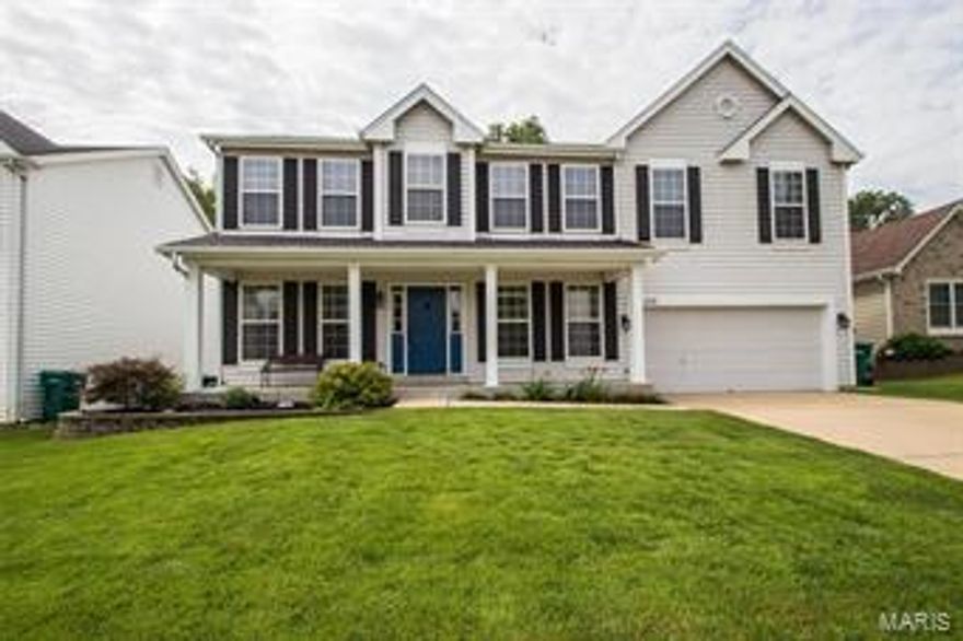 Beautiful and very well kept 2 story home in The Oaks Subdivision. Large level fenced backyard with deck and iron spindles with large patio below.  Kitchen recently updated with white cabinets, crown molding, quartz counter tops and subway tile back splash.  Just beautiful! Kitchen doors have blinds in between glass leading to deck.  Main floor offers formal dining room, den, main floor laundry, half bath, kitchen/breakfast room room and family room with wall of windows.  Second floor offers the 4 bedroom including the master suite which has 3 windows, a walk in closet and own private bath.  You will not be disappointed when you see this master suite.  Upstairs also offers another family room and full bath.  The lower level is a walk out. Lower level is partially finished with a wet bar and full bath. Lots of storage space. This home has too many upgrades to list. Schedule your appointment today.