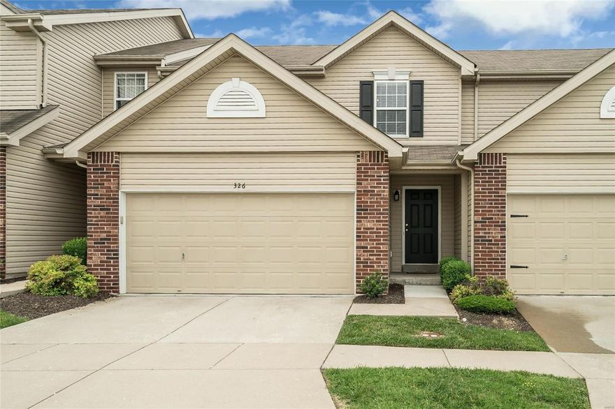 Beautifully decorated 2 bedroom 2 1/2 bath townhouse with 2 car attached garage on a one of the largest lots in the neighborhood. Spacious eat in kitchen, sunny and bright with windows and sliding glass door to the back yard, plus a large pantry. There are six panel doors throughout the home, ceiling fans, open flow of the kitchen into the great room. Over-sized stairwell to the second floor. Spacious master bedroom suite w/ full bath and 2 huge walk in closets. Second bedroom is extra roomy with walk in closet. Convenient second floor laundry room. Schedule your showing today, this wonderful property will be in high demand. Location: Ground Level