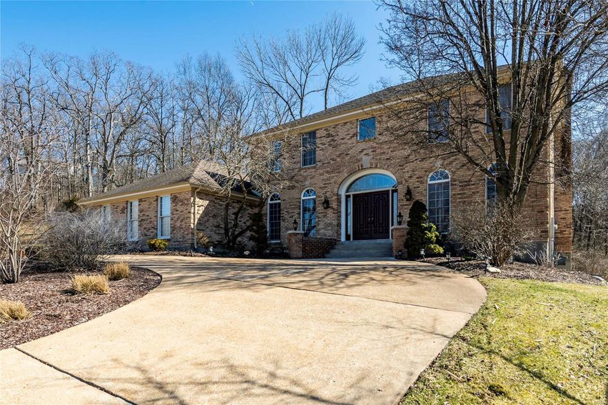 Location, location, Location! This beautiful home is situated on nearly 1.5 acres with a view of the neighborhood pond in AAA rated Lindbergh School District. It backs to a forest of trees full of wildlife and within walking distance to Watson Trails Park and the Sunset Hills pool. It's the perfect family home with 4 bedrooms, 2 full baths, and 2 half baths and plenty of room to entertain. The 2 story foyer is flanked by a study and dining room. The kitchen is open to the family room with a wet bar between. The kitchen and sun room walk out to a deck overlooking a very private back yard. It's the perfect place for all your family celebrations! The master bedroom has a coffered ceiling, an enormous master bath, and walk-in closet. There is a ceiling fan in every bedroom. The walkout basement is finished with a fireplace, .5 bath, and a wet bar. The built-in refrigerator has been removed but there is a space there for it. Garage is over sized too, 26 X 35. What a beautiful, family home!! Additional Rooms: Sun Room