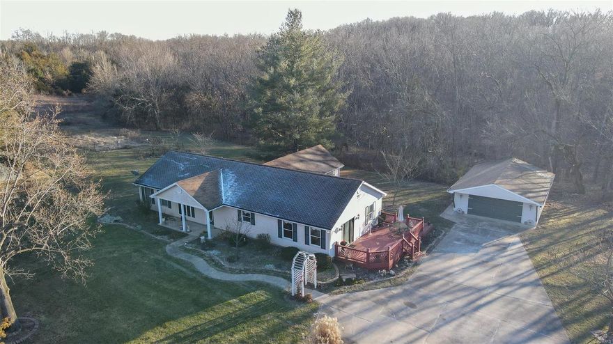 If you’re looking for a place 45 minutes outside of St. Louis that offers nature, privacy and chance for you and your family to unwind then 2200 Farris County Rd is your place.  The 5-bedroom/ 2bath home, extended 2 car garage and 5 horse barn sits on 61.82 acres of woods and prairie.  The property boasts walking trails, gardens, and multiple deer stands giving visitors the chance to disconnect. The property backs up to 107 acres of St. Charles County Town Park which limits other builders.  There is potential for development of 14 custom homes with 3 acres lots.  Copy and paste this link in browser to view satellite footage of this property: https://app.frame.io/presentations/b69de8a8-4ff7-4903-bb65-d54c31ec2dba

Duplicate listing of (MLS#21041496 )"